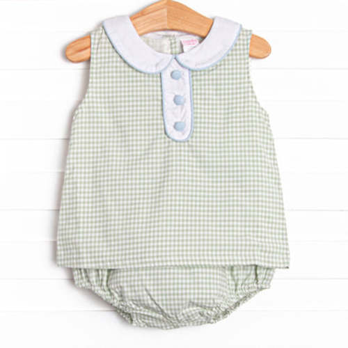 Summer Sage Diaper Set, Green – Stitchy Fish