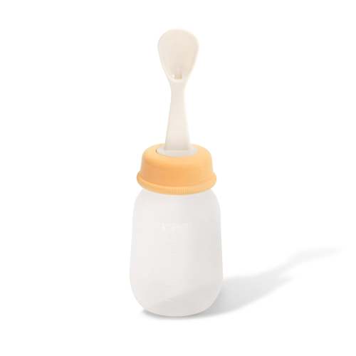 Pigeon Baby Weaning Spoon with Squeeze Bottle with Cleaning Brush 4 Oz