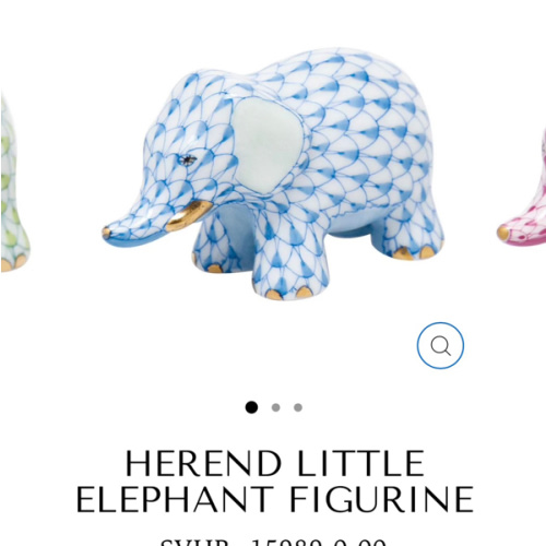 Herend Little Elephant Figurine