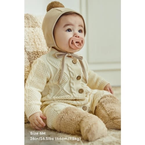 Winter Bonnet & Booties Set (6-12m)