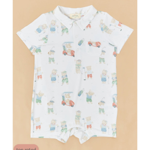 Tee Time🏌️‍♂️Teddys Polo Shortie Romper