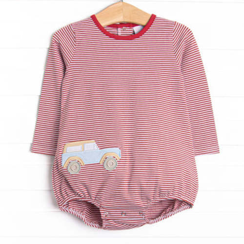 Blue Bronco Applique Bubble, Red – Stitchy Fish