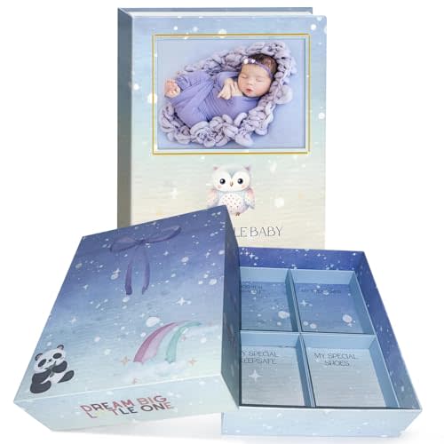 Baby Memory Book with Keepsake Box
