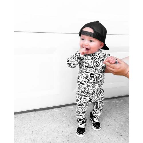 Bamboo Zippy Sleeper in Urban Drip