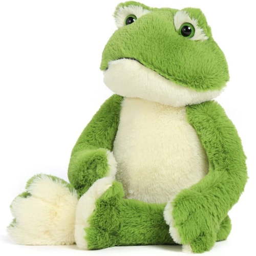 MaoGoLan Plush Frog Stuffed Animal 17.7" Cute Frog Soft Toy with White Belly