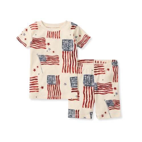 American Flag Organic Cotton Two-Piece Pajamas – Burt's Bees Baby
