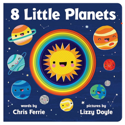 8 Little Planets: A Solar System Book for Kids with Unique Planet Cutouts