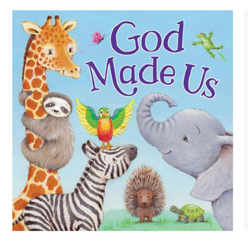 God Made Us – Christian Board Book for Kids | Faith-Based Story Celebrating God’s Love, Individuality & Creation | Touching Bedtime Story Picture Book for Toddlers | Baby & Baptism Gift
