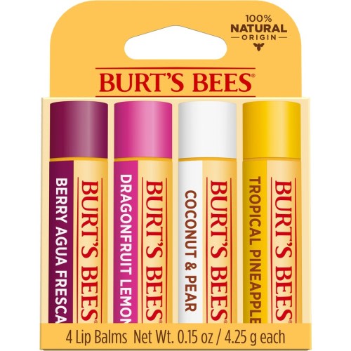 Burt's Bees Tropical Retreat Lip Balms 4 Pack