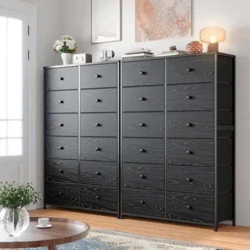 【New Year Gift】RaybeeFurniture 52.3"H Tall Fabric Dresser with - TikTok Shop