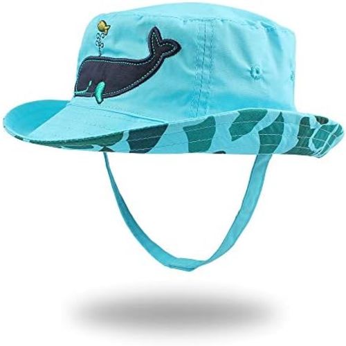 JANGANNSA Dinosaur Baby Boys Sun Hat Cotton Toddler Girls Bucket Hats Summer Sun Protect Cap for Kids