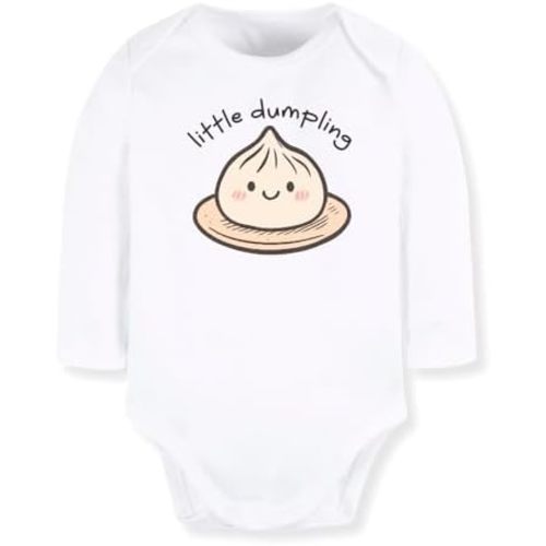 Little Dumpling Baby Bodysuit, Toddler & Kids T-Shirt – Cute Dumpling Food Outfit for Baby Newborn Clothes
