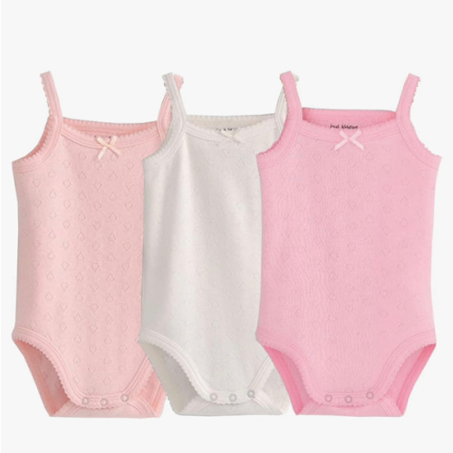 Baby Girls Clothes Sleeveless Tank Top Onsies Cotton Baby Bodysuit Pack of Toddler Summer Clothing