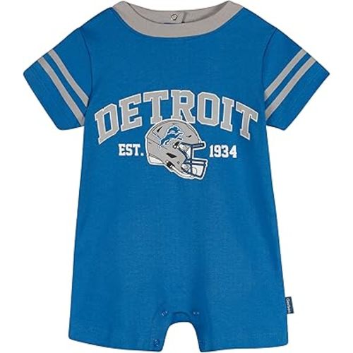 Gerber NFL unisex-baby Nfl Team Short Sleeve Romper