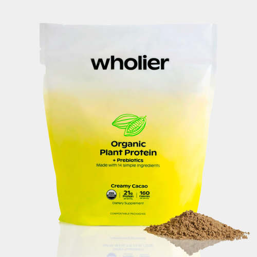 Organic Plant Protein Made with Clean Ingredients – wholier
