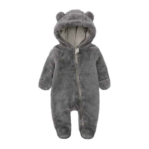 Baby Clothes 0-3 Months Newborn Baby Winter Girls Boys Clothes Warm Cute Ears Cartoon Zipper Hooded Rompers Baby Boy Clothes 0-3 Months Baby Clothes 3-6 Months Boy - Walmart.ca