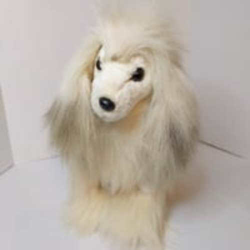 The Yomiko Collection Russ Afghan Hound Plush 12" Firm Long Hair Stuffed Animal