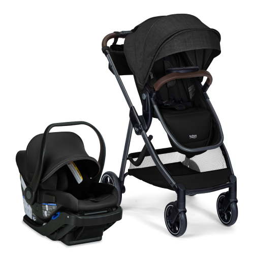Britax® Phases™ Travel System With Arbor™ Infant Car Seat, StayTight™ Base, and Pramette Mode — Raven Black