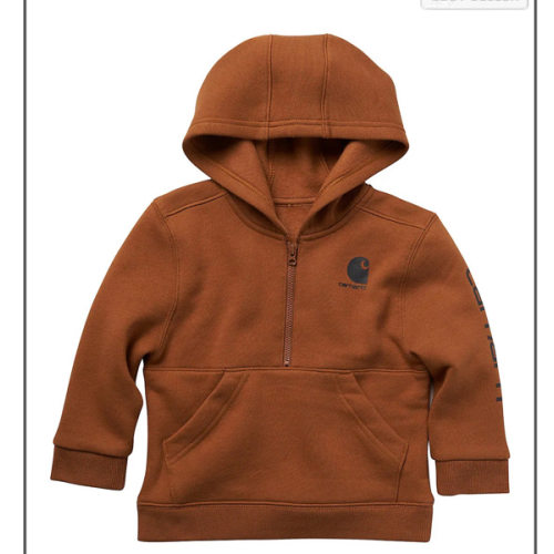 Boys' Long-Sleeve Half-Zip Sweatshirt (Baby/Toddler) | Carhartt