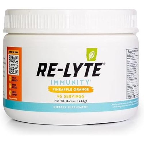 REDMOND Re-Lyte Immunity, Multivitamin Supplement Mix (Pinapple Orange)