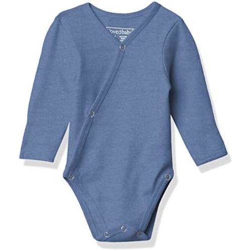 L'ovedbaby unisex-baby Organic Cotton Baby Kimono Bodysuit
