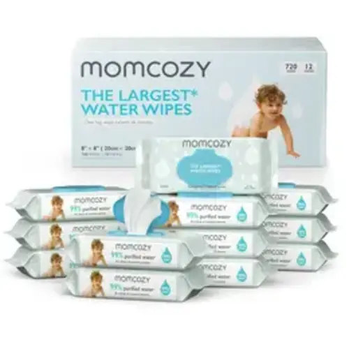Momcozy Extra Large Baby Wipes for Babies and Kids - Unscented, Cleansing, and Moisturizing Infant Wipes - Safe and Gentle for Baby’s Sensitive Skin - Perfect Portable Gift for Moms and Convenient Travel Companion for Families-B - TikTok Shop