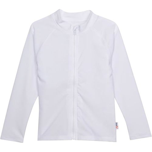 SwimZip UPF 50+ Long Sleeve Rash Guard for Boys' and Girls' - Baby, Toddler, Kids
