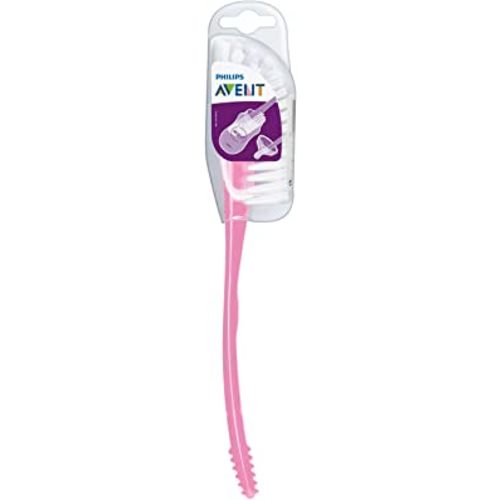 Philips AVENT BPA Free Bottle Brush, Pink, 1 Count (Pack of 1) (SCF145/07)