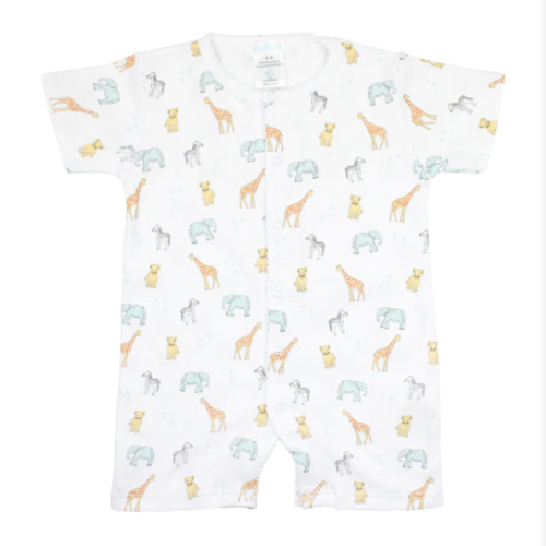 Safari Animals Printed Romper | Baby Unisex