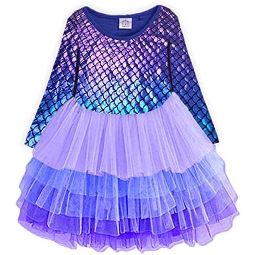 VIKITA Girls Dresses Winter Long Sleeve Party Gifts for Girls 3-7 Years