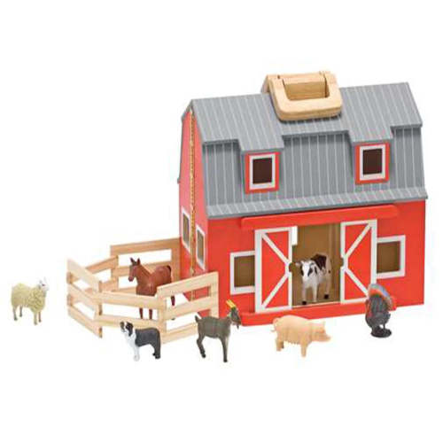 Wooden Fold & Go Barn – ChildTherapyToys
