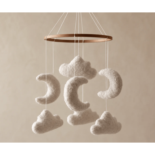 Marshmallow Sky - Baby Mobile