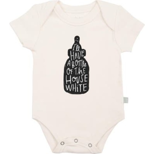Organic Baby Graphic Bodysuit | House White, 3-6M