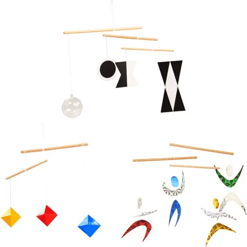 Montessori Mobile Set A,Munari,Octahedron,Color Dansers