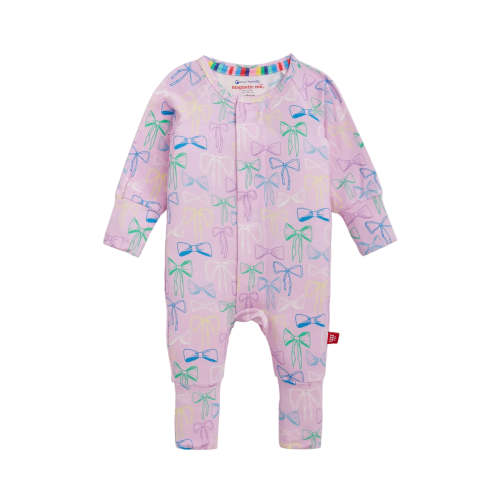 Take A Bow Modal Magnetic Coverall by Magnetic Me - FINAL SALE – Pacifier Kids Boutique