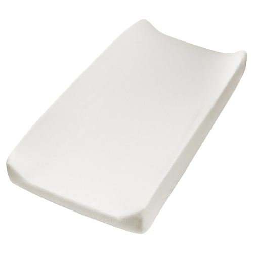 HonestBaby Girls Organic Cotton Changing Pad Cover, Sugar Swizzle, One Size