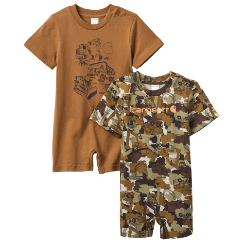 Carhartt Construction Short-Sleeve Romper 2-Piece Set for Babies | Bass Pro Shops