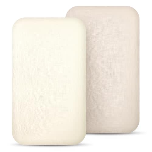 lulumoon Muslin Fitted Bassinet Sheet: Compatible with Most Bedside Sleeper | Soft Cotton Bassinet Mattress Sheets for Baby - 33x21" Flexible Fit for Baby Delight Dream on Me and Other Rectangle pads