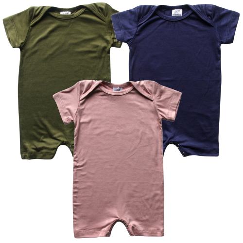 Silky Baby Romper Shorts for Boys and Girls - Gender Neutral, Summer Outfit, Soft, Gift, Baby Shower Gift, Romper Set, Newborn