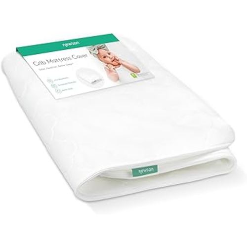 Newton Baby Crib Mattress Spare Cover, Zippered | Ultra-Breathable Proven to Reduce Suffocation Risk, Safe, Machine Washable, Non-Toxic, Rest Easy - Cloud White (Cover ONLY)