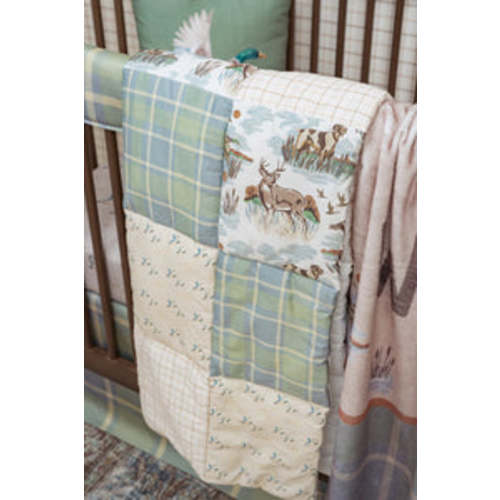Organic Cotton Baby Quilt | Autumn Hunt