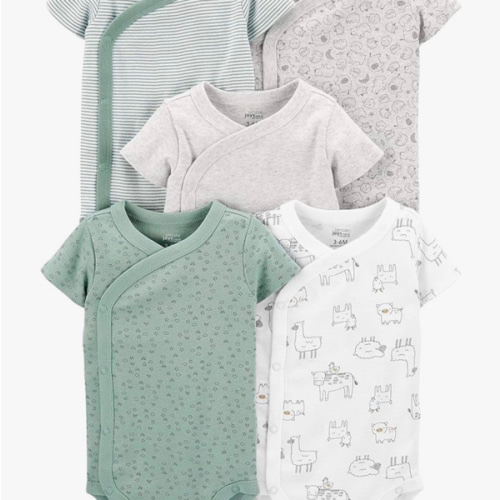 Simple Joys by Carter's unisex-baby 5-pack Side Snap Short-sleeve Bodysuit
