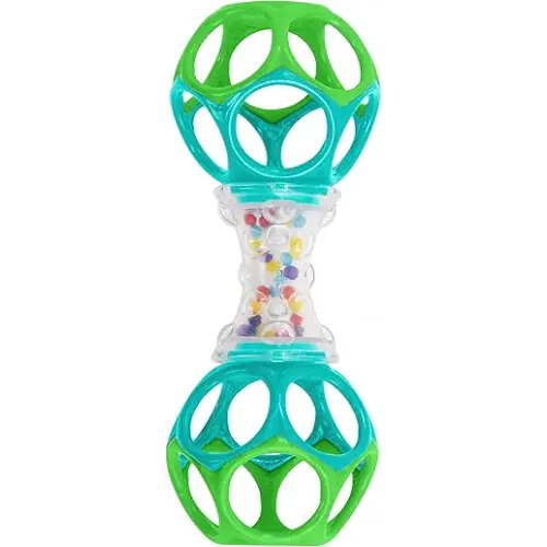 Bright Starts Oball Shaker Rattle Toy, Ages Newborn Plus