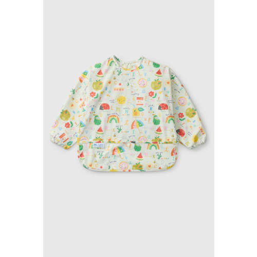 Long Sleeve Bib - Alphabet Smiles
