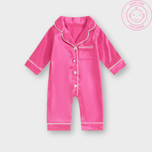 Alyova™ Baby Satin Romper Pyjamas