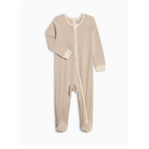 Peyton Zipper Sleeper (6-12m, Wayne Stripe)