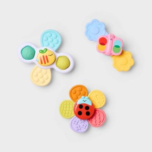 3pk Spinning Toy - Suction Cup - Gigglescape™