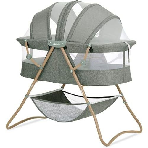 Dream On Me Karley Portable Bassinet, Newborn, Muted Sage
