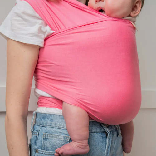 Guava Baby Wrap | Vibrant Pink Organic Baby Carrier