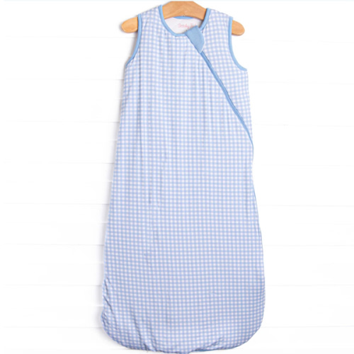 Blue Gingham Bamboo Sleep Bag, Blue – Stitchy Fish